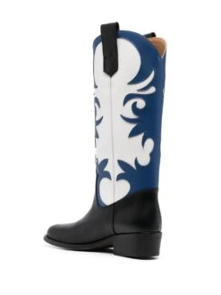 Femme Via Roma 15 Bottes En Cuir à Design Bicolore 8 Femme Via Roma 15 Bottes En Cuir à Design Bicolore -Salvatore Ferragauio Magasin 19848544 44599703 1000