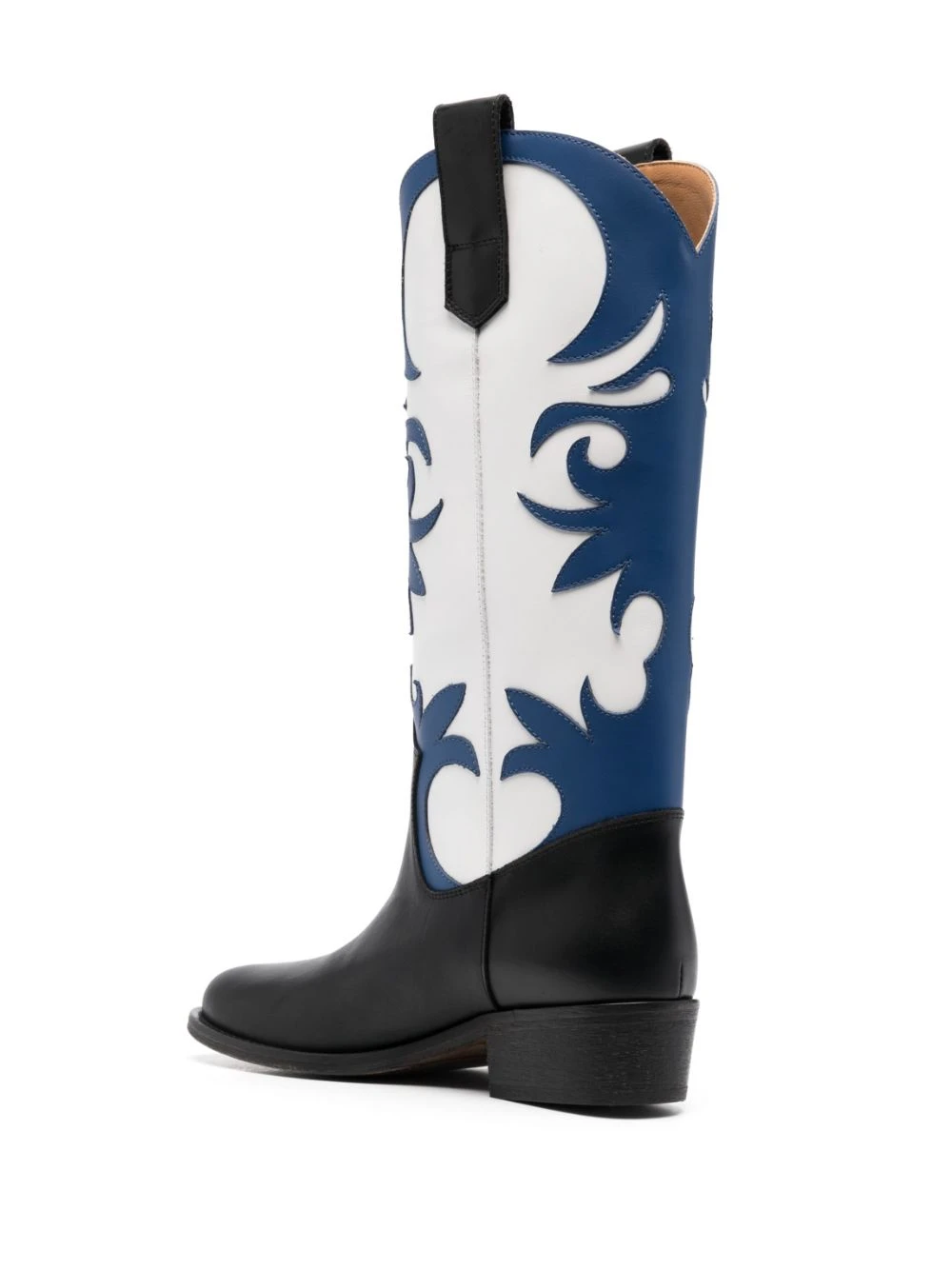 Femme Via Roma 15 Bottes En Cuir à Design Bicolore 5 Femme Via Roma 15 Bottes En Cuir à Design Bicolore – Image 3