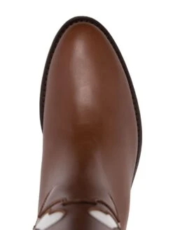 Femme Via Roma 15 Bottes En Cuir Bicolores D&apos;inspiration Western -Salvatore Ferragauio Magasin 19848550 44589898 1000