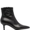 Femme Gianvito Rossi Bottes En Cuir 70 Mm