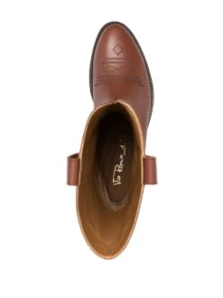 Femme Via Roma 15 Bottes D'inspiration Western En Cuir 9 Femme Via Roma 15 Bottes D'inspiration Western En Cuir -Salvatore Ferragauio Magasin 19861762 44603728 1000