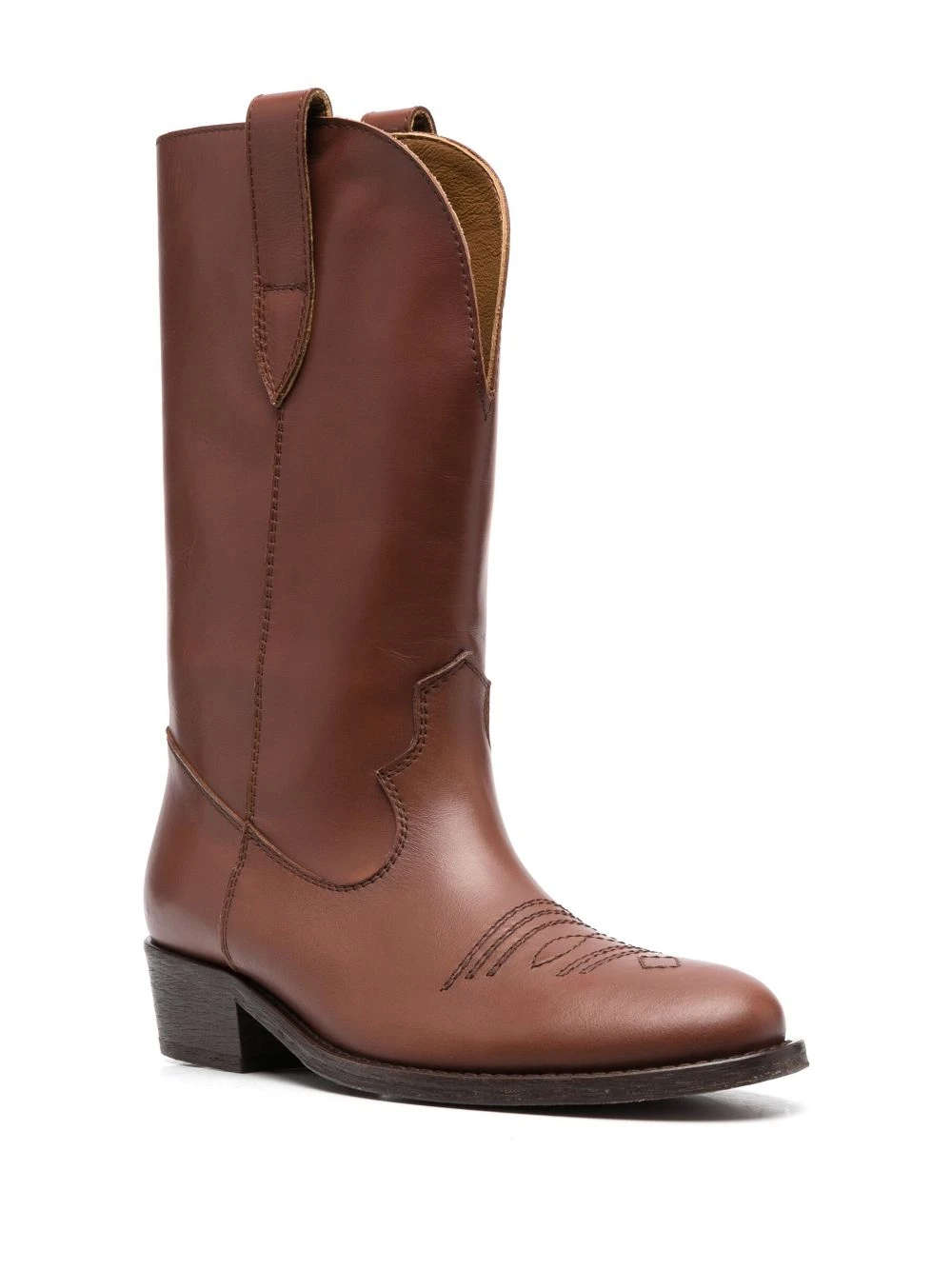 Femme Via Roma 15 Bottes D'inspiration Western En Cuir 4 Femme Via Roma 15 Bottes D'inspiration Western En Cuir – Image 2