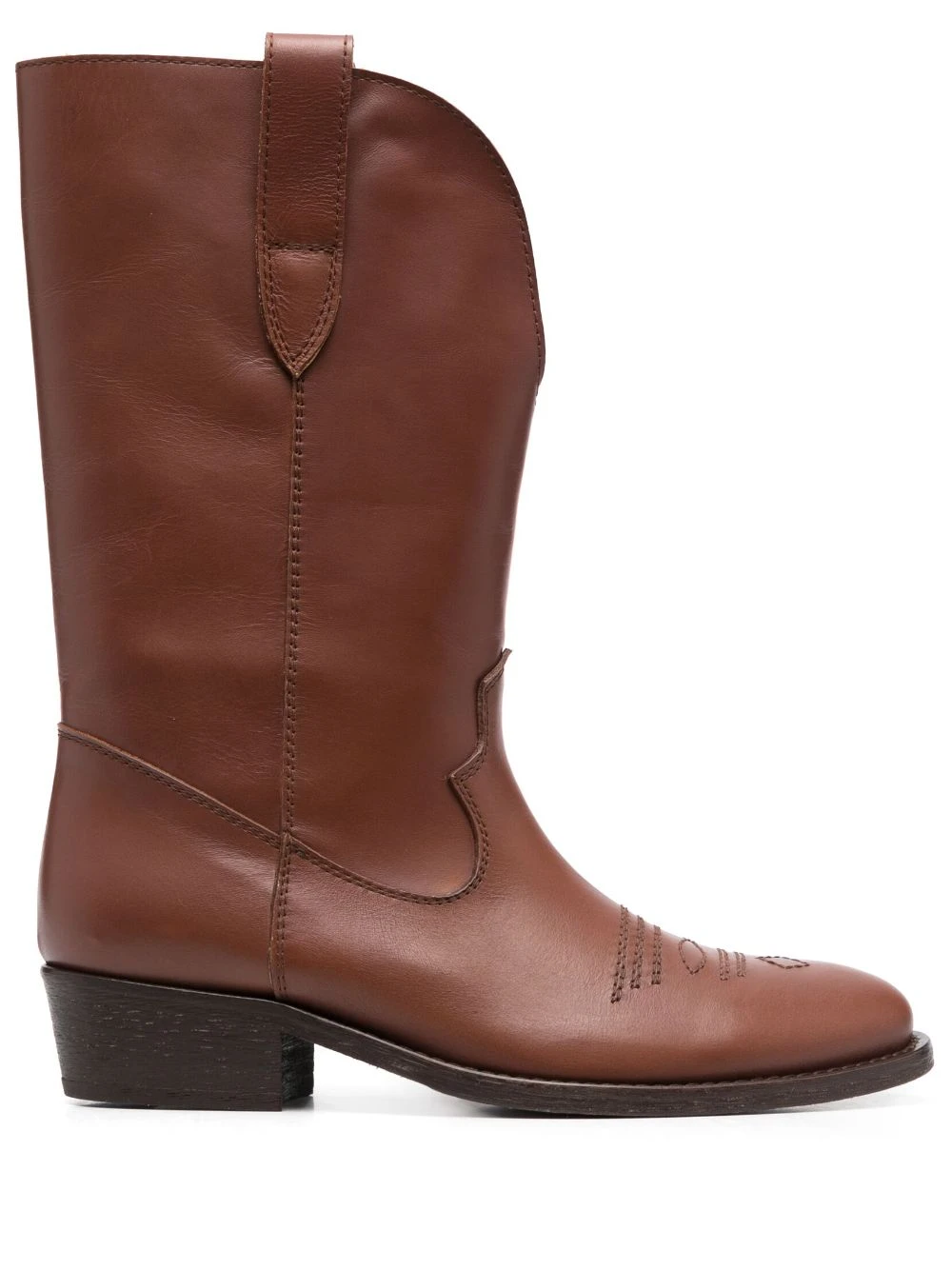 Femme Via Roma 15 Bottes D'inspiration Western En Cuir 3 Femme Via Roma 15 Bottes D'inspiration Western En Cuir