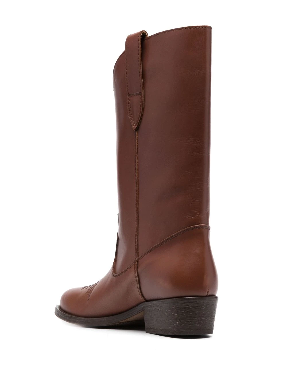 Femme Via Roma 15 Bottes D'inspiration Western En Cuir 5 Femme Via Roma 15 Bottes D'inspiration Western En Cuir – Image 3