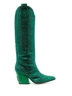 Femme Philipp Plein Bottes 75 Mm Ă Ornements En Cristal