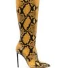 Femme Bally Bottes à Imprimé Peau De Serpent -Salvatore Ferragauio Magasin 19910222 44714498 1000