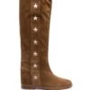 Femme Via Roma 15 Bottes Martora En Daim -Salvatore Ferragauio Magasin 20035032 45327232 1000
