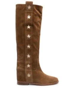 Femme Via Roma 15 Bottes Martora En Daim