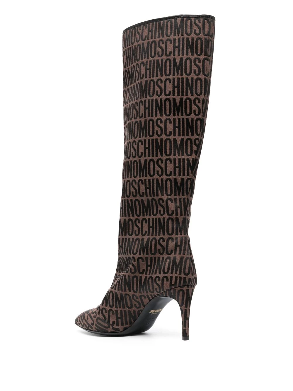 Femme Moschino Bottes à Logo Imprimé 5 Femme Moschino Bottes à Logo Imprimé – Image 3