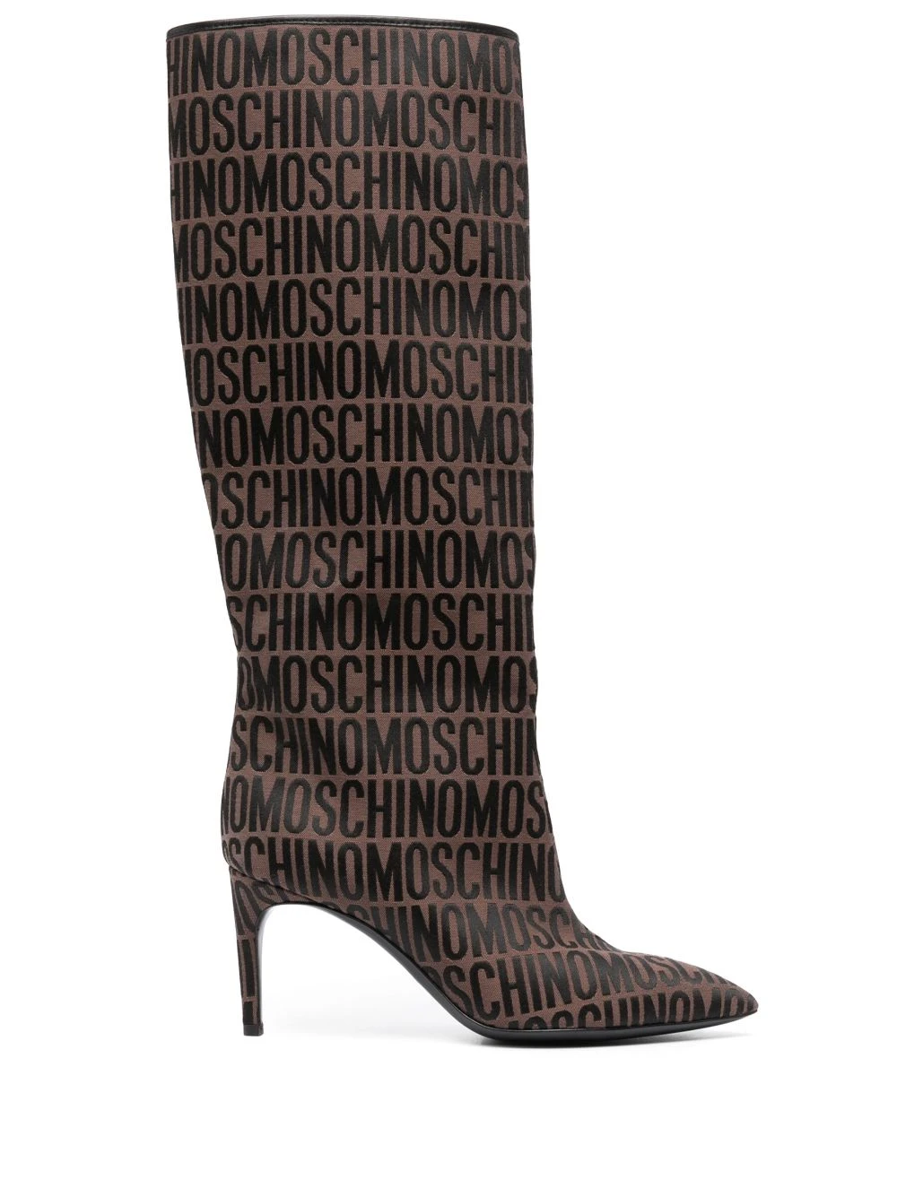Femme Moschino Bottes à Logo Imprimé 3 Femme Moschino Bottes à Logo Imprimé