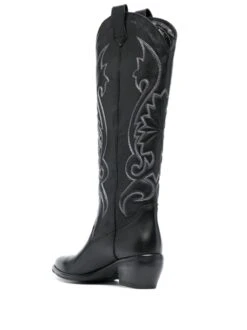 Femme P.A.R.O.S.H. Bottes Western En Cuir 60 Mm 8 Femme P.A.R.O.S.H. Bottes Western En Cuir 60 Mm -Salvatore Ferragauio Magasin 20076721 50712676 1000