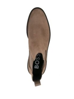Homme BOSS Bottes Calev En Daim à Empiècements élastiques -Salvatore Ferragauio Magasin 20161050 50763491 1000