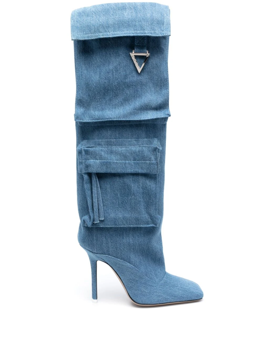 Femme The Attico Bottes Sienna 105 Mm En Jean 3 Femme The Attico Bottes Sienna 105 Mm En Jean
