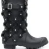 Femme Noir Kei Ninomiya X Hunter Bottes De Pluie à Fleurs -Salvatore Ferragauio Magasin 20165668 50166934 1000