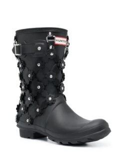 Femme Noir Kei Ninomiya X Hunter Bottes De Pluie à Fleurs 7 Femme Noir Kei Ninomiya X Hunter Bottes De Pluie à Fleurs -Salvatore Ferragauio Magasin 20165668 50166937 1000