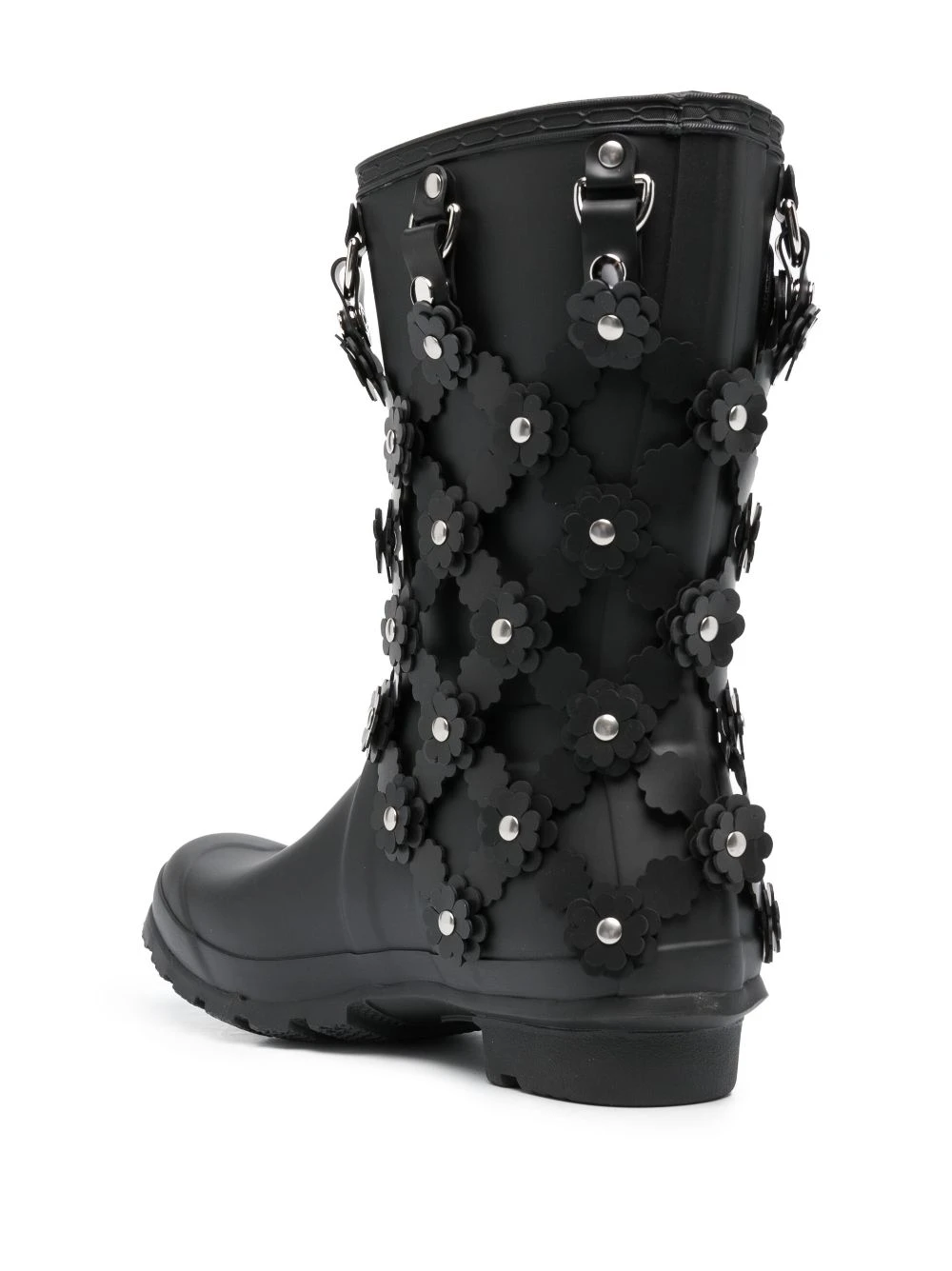 Femme Noir Kei Ninomiya X Hunter Bottes De Pluie à Fleurs 5 Femme Noir Kei Ninomiya X Hunter Bottes De Pluie à Fleurs – Image 3