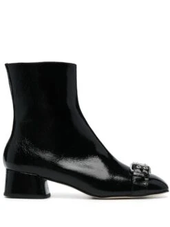 Femme MSGM Bottes à Détails De Boucle