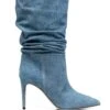 Femme Paris Texas Bottes En Jean à Bout Pointu 98 Mm -Salvatore Ferragauio Magasin 20226694 50552657 1000