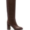 Femme Gianvito Rossi Bottes En Cuir 85 Mm
