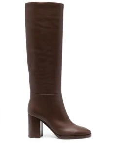 Femme Gianvito Rossi Bottes En Cuir 85 Mm