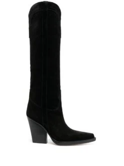 Femme Paris Texas Bottes En Daim 90 Mm