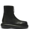 Femme Jil Sander Bottes En Cuir à Fermeture Zippée -Salvatore Ferragauio Magasin 20368225 50721016 1000