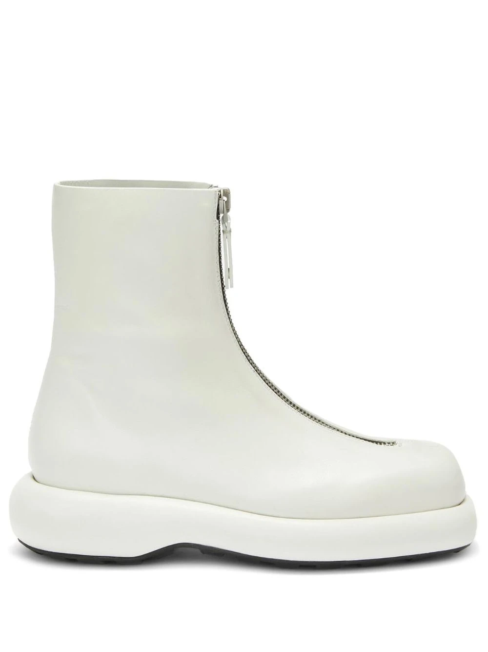 Femme Jil Sander Bottes En Cuir à Fermeture Zippée 3 Femme Jil Sander Bottes En Cuir à Fermeture Zippée
