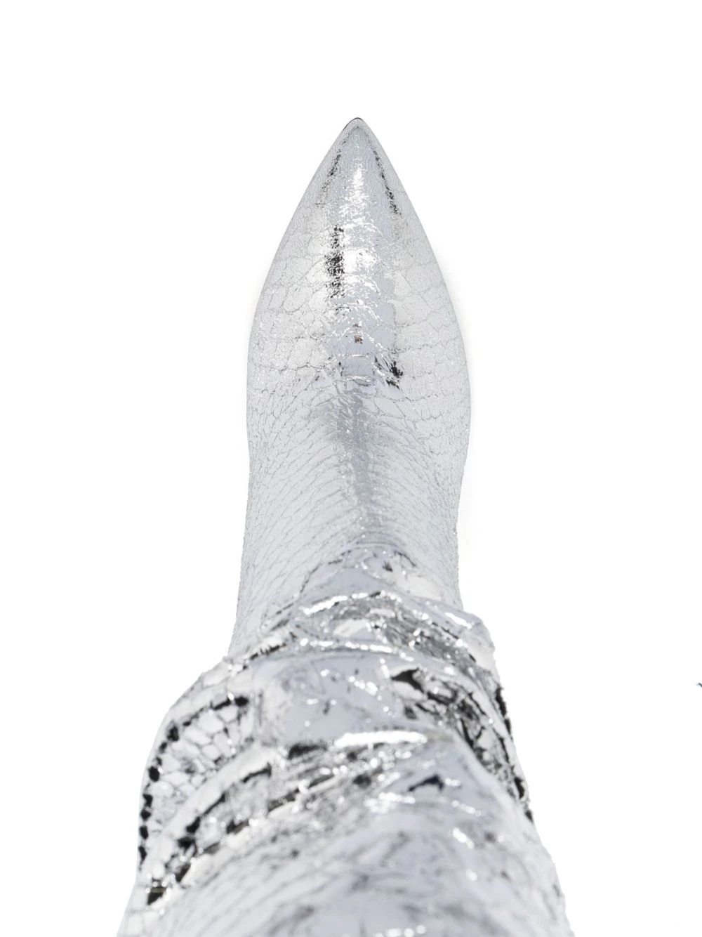 Femme Paris Texas Bottes Métallisées à Effet Peau De Serpent 105 Mm 6 Femme Paris Texas Bottes Métallisées à Effet Peau De Serpent 105 Mm – Image 4