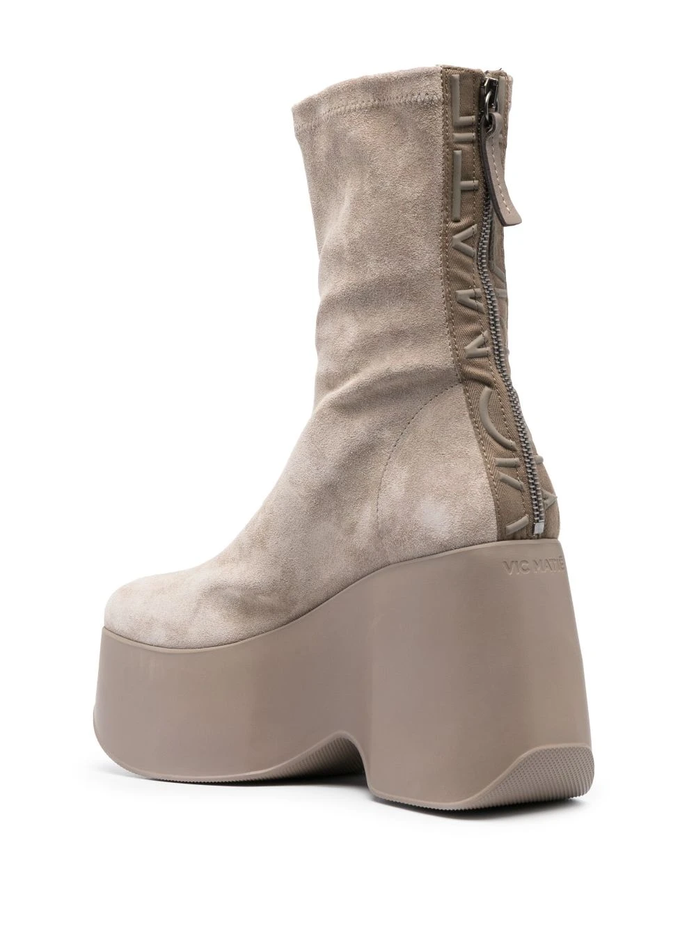 Vic Matié Femme Vic Matie Bottes En Daim Safari à Plateforme 5 Vic Matié Femme Vic Matie Bottes En Daim Safari à Plateforme – Image 3