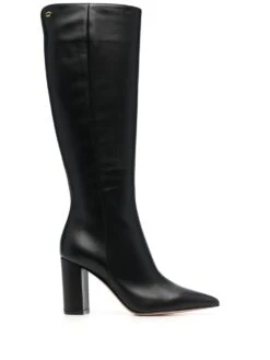 Femme Gianvito Rossi Bottes En Cuir Ă Bout Pointu 90 Mm
