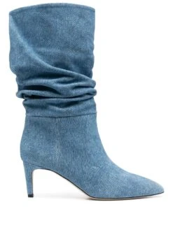 Femme Paris Texas Bottes En Jean Ă Bout Pointu 65 Mm