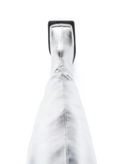 Femme Fidan Novruzova Bottes Lavva à Effet Métallisé -Salvatore Ferragauio Magasin 20617031 50581677 1000