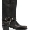 Femme Paris Texas Bottes D&apos;inspiration Western Roxy 40 Mm En Cuir -Salvatore Ferragauio Magasin 20712186 50683875 1000