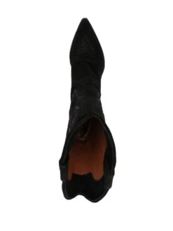 Femme Sonora Bottes D&apos;inspiration Western En Daim 110 Mm -Salvatore Ferragauio Magasin 20732111 50726770 1000