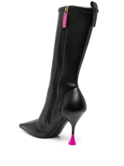 Femme 3juin Bottes Gilda 95 Mm En Cuir à Talon Aiguille -Salvatore Ferragauio Magasin 20803888 50739052 1000