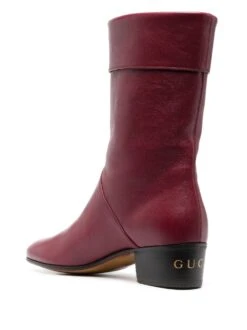 Homme Gucci Bottes En Cuir -Salvatore Ferragauio Magasin 20841395 50738191 1000
