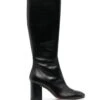 Femme Aeyde Bottes Ariana 80 Mm En Cuir -Salvatore Ferragauio Magasin 20857998 50812553 1000