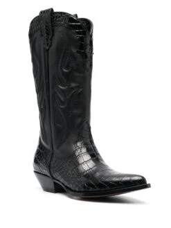 Femme Sonora Bottes En Cuir à Effet Peau De Crocodile 7 Femme Sonora Bottes En Cuir à Effet Peau De Crocodile -Salvatore Ferragauio Magasin 20861357 50797440 1000
