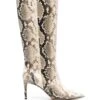 Femme IRO Bottes Rain 95 Mm à Effet Peau De Python 2 Femme IRO Bottes Rain 95 Mm à Effet Peau De Python -Salvatore Ferragauio Magasin 20872758 50797980 1000