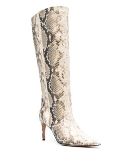 Femme IRO Bottes Rain 95 Mm à Effet Peau De Python -Salvatore Ferragauio Magasin 20872758 50797984 1000